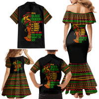 Three Sides Of Me Family Matching Mermaid Dress and Hawaiian Shirt African Women Black Queen - Wonder Print Shop
