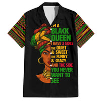 Three Sides Of Me Family Matching Off Shoulder Long Sleeve Dress and Hawaiian Shirt African Women Black Queen - Wonder Print Shop