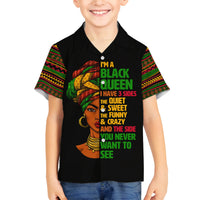 Three Sides Of Me Family Matching Tank Maxi Dress and Hawaiian Shirt African Women Black Queen - Wonder Print Shop