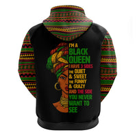 Three Sides Of Me Hoodie African Women Black Queen - Wonder Print Shop