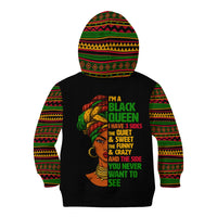 Three Sides Of Me Kid Hoodie African Women Black Queen - Wonder Print Shop