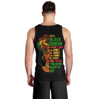 Three Sides Of Me Men Tank Top African Women Black Queen - Wonder Print Shop