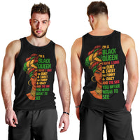 Three Sides Of Me Men Tank Top African Women Black Queen - Wonder Print Shop