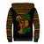 Three Sides Of Me Sherpa Hoodie African Women Black Queen - Wonder Print Shop