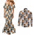 adinkra-symbols-fashion-couples-matching-mermaid-dress-and-long-sleeve-button-shirts