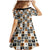 Adinkra Symbols Fashion Family Matching Mermaid Dress and Hawaiian Shirt - Wonder Print Shop
