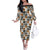 Adinkra Symbols Fashion Family Matching Off Shoulder Long Sleeve Dress and Hawaiian Shirt - Wonder Print Shop