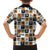 Adinkra Symbols Fashion Family Matching Off Shoulder Maxi Dress and Hawaiian Shirt - Wonder Print Shop