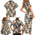 Adinkra Symbols Fashion Family Matching Short Sleeve Bodycon Dress and Hawaiian Shirt - Wonder Print Shop