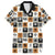 Adinkra Symbols Fashion Family Matching Short Sleeve Bodycon Dress and Hawaiian Shirt - Wonder Print Shop