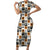 Adinkra Symbols Fashion Family Matching Short Sleeve Bodycon Dress and Hawaiian Shirt - Wonder Print Shop
