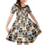 Adinkra Symbols Fashion Family Matching Summer Maxi Dress and Hawaiian Shirt - Wonder Print Shop