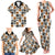 Adinkra Symbols Fashion Family Matching Tank Maxi Dress and Hawaiian Shirt - Wonder Print Shop
