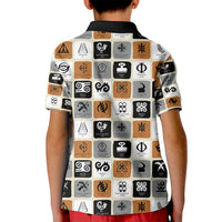 Adinkra Symbols Fashion Kid Polo Shirt - Wonder Print Shop