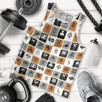 Adinkra Symbols Fashion Men Tank Top - Wonder Print Shop
