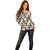 Adinkra Symbols Fashion Off Shoulder Sweater - Wonder Print Shop