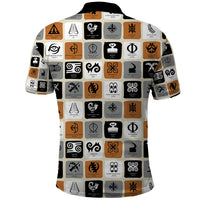 Adinkra Symbols Fashion Polo Shirt - Wonder Print Shop