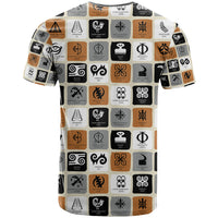 Adinkra Symbols Fashion T Shirt - Wonder Print Shop