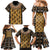 Printed Mud Cloth and Adinkra Symbol Family Matching Mermaid Dress and Hawaiian Shirt - Wonder Print Shop