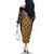 Printed Mud Cloth and Adinkra Symbol Family Matching Off Shoulder Long Sleeve Dress and Hawaiian Shirt - Wonder Print Shop