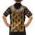 Printed Mud Cloth and Adinkra Symbol Family Matching Off Shoulder Short Dress and Hawaiian Shirt - Wonder Print Shop