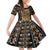 Printed Mud Cloth and Adinkra Symbol Family Matching Short Sleeve Bodycon Dress and Hawaiian Shirt - Wonder Print Shop