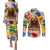 King Of Kings Mansa Musa Couples Matching Puletasi Dress and Long Sleeve Button Shirts - Wonder Print Shop