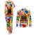 King Of Kings Mansa Musa Couples Matching Tank Maxi Dress and Long Sleeve Button Shirts - Wonder Print Shop