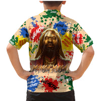 King Of Kings Mansa Musa Family Matching Mermaid Dress and Hawaiian Shirt - Wonder Print Shop