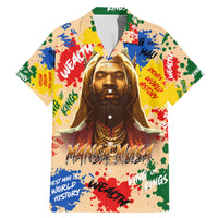 King Of Kings Mansa Musa Family Matching Mermaid Dress and Hawaiian Shirt - Wonder Print Shop