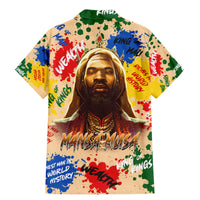 King Of Kings Mansa Musa Family Matching Mermaid Dress and Hawaiian Shirt - Wonder Print Shop