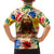King Of Kings Mansa Musa Family Matching Short Sleeve Bodycon Dress and Hawaiian Shirt - Wonder Print Shop