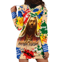 King Of Kings Mansa Musa Hoodie Dress - Wonder Print Shop