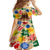 King Of Kings Mansa Musa Kid Short Sleeve Dress - Wonder Print Shop