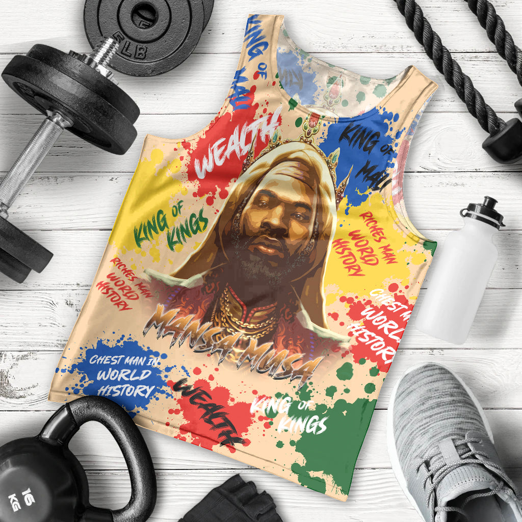 King Of Kings Mansa Musa Men Tank Top - Wonder Print Shop