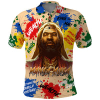 King Of Kings Mansa Musa Polo Shirt - Wonder Print Shop