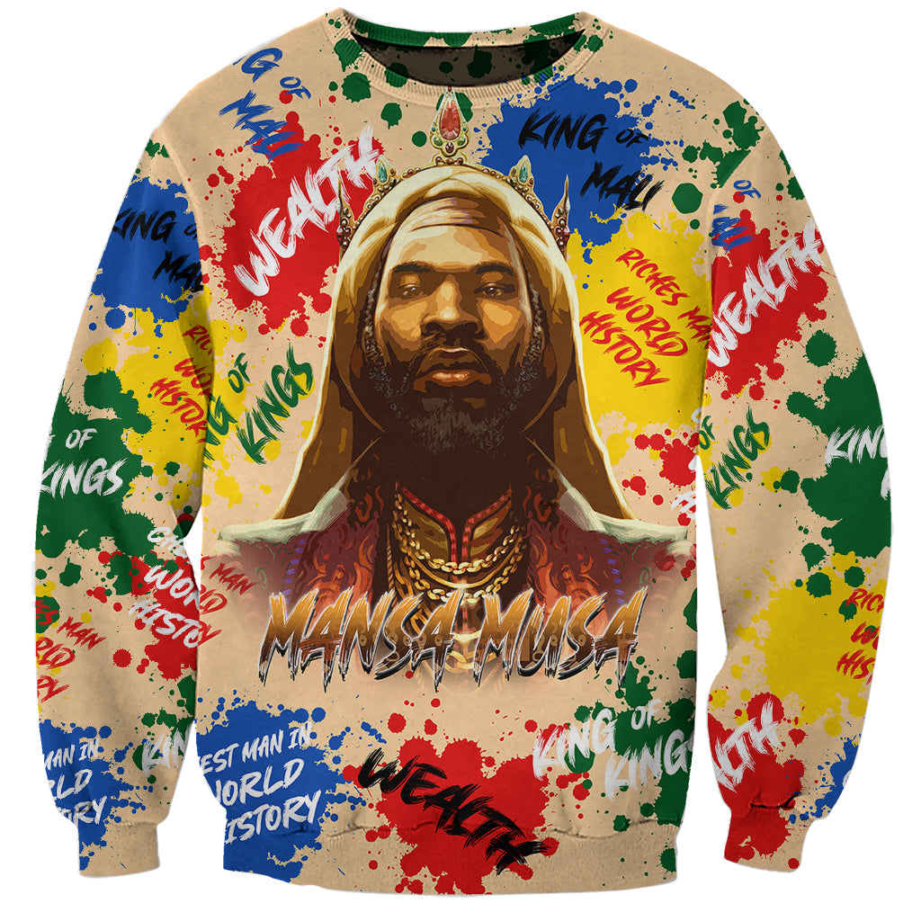 King Of Kings Mansa Musa Sweatshirt - Wonder Print Shop
