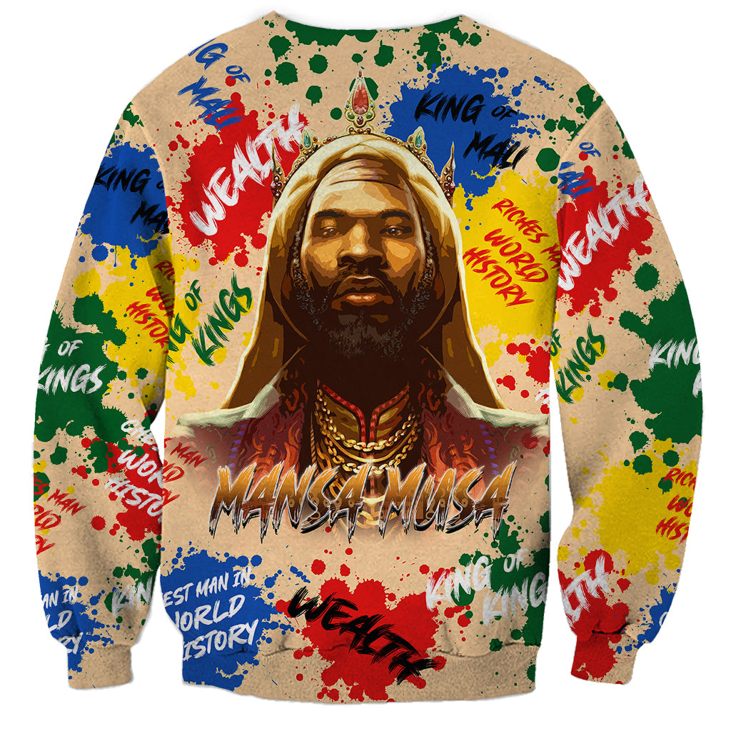 King Of Kings Mansa Musa Sweatshirt - Wonder Print Shop
