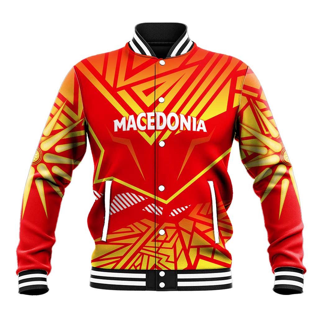 Forever Macedonia Baseball Jacket Macedonian Flag 1992 - Wonder Print Shop