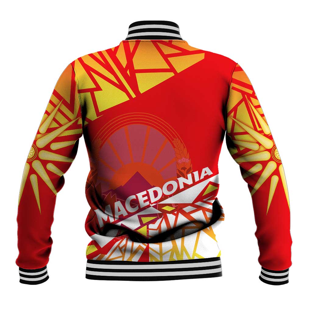 Forever Macedonia Baseball Jacket Macedonian Flag 1992 - Wonder Print Shop