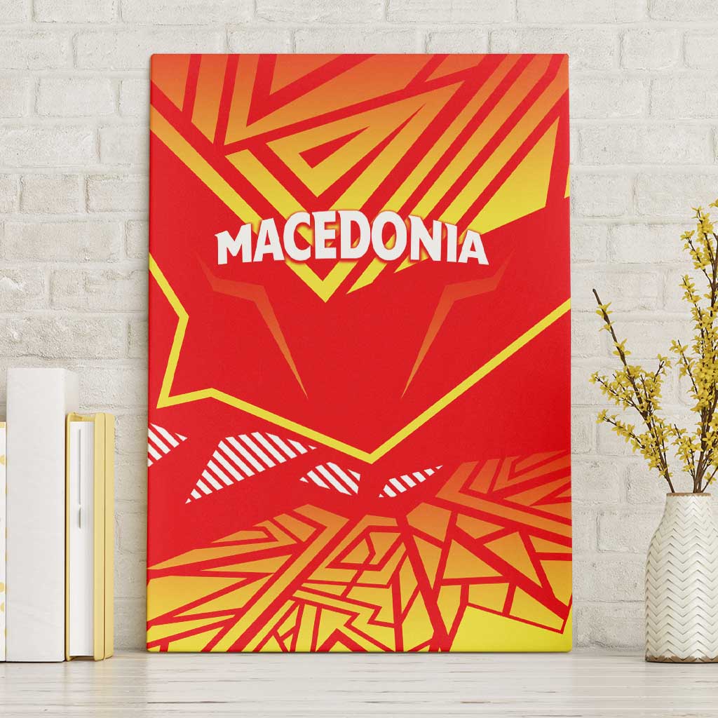 Forever Macedonia Canvas Wall Art Macedonian Flag 1992 - Wonder Print Shop