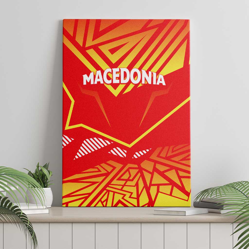 Forever Macedonia Canvas Wall Art Macedonian Flag 1992 - Wonder Print Shop