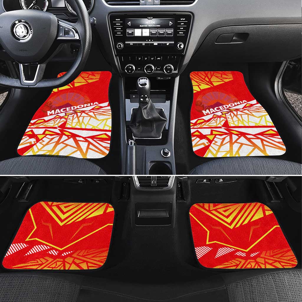 Forever Macedonia Car Mats Macedonian Flag 1992 - Wonder Print Shop