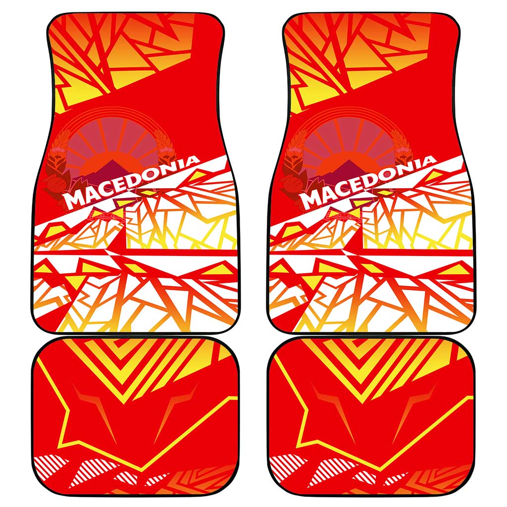 Forever Macedonia Car Mats Macedonian Flag 1992 - Wonder Print Shop