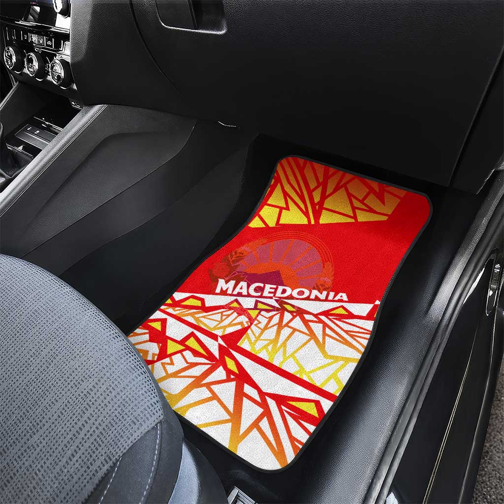 Forever Macedonia Car Mats Macedonian Flag 1992 - Wonder Print Shop