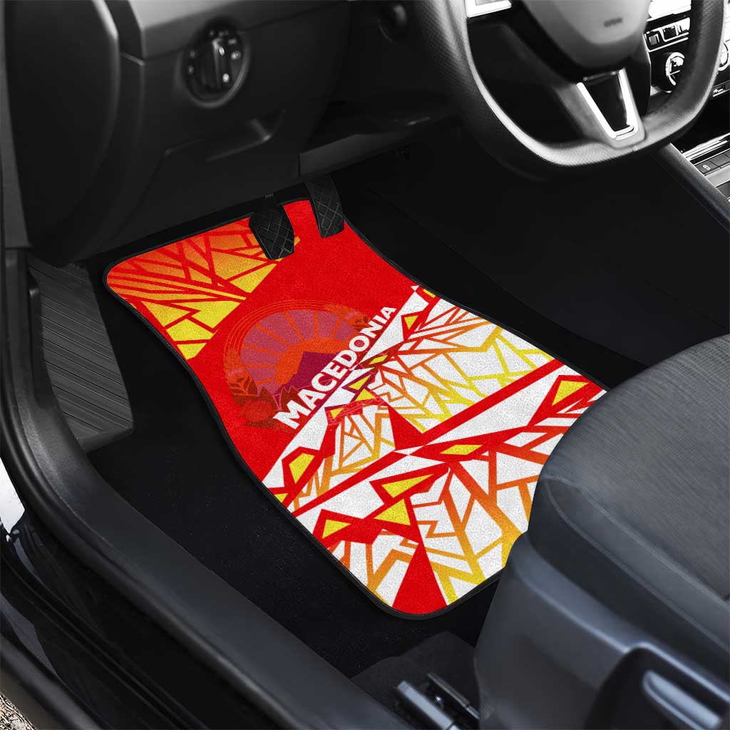 Forever Macedonia Car Mats Macedonian Flag 1992 - Wonder Print Shop