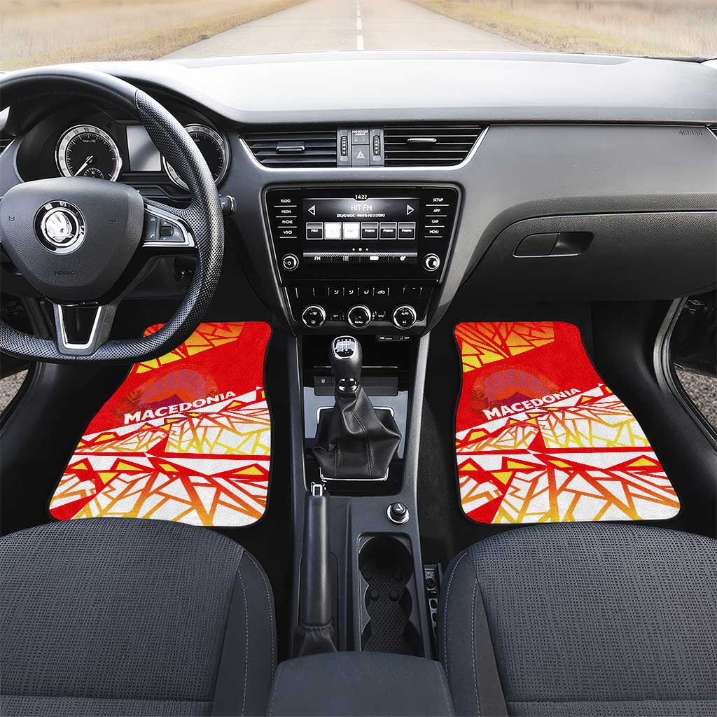 Forever Macedonia Car Mats Macedonian Flag 1992 - Wonder Print Shop