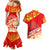 Forever Macedonia Couples Matching Mermaid Dress and Hawaiian Shirt Macedonian Flag 1992 - Wonder Print Shop