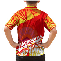 Forever Macedonia Family Matching Mermaid Dress and Hawaiian Shirt Macedonian Flag 1992 - Wonder Print Shop