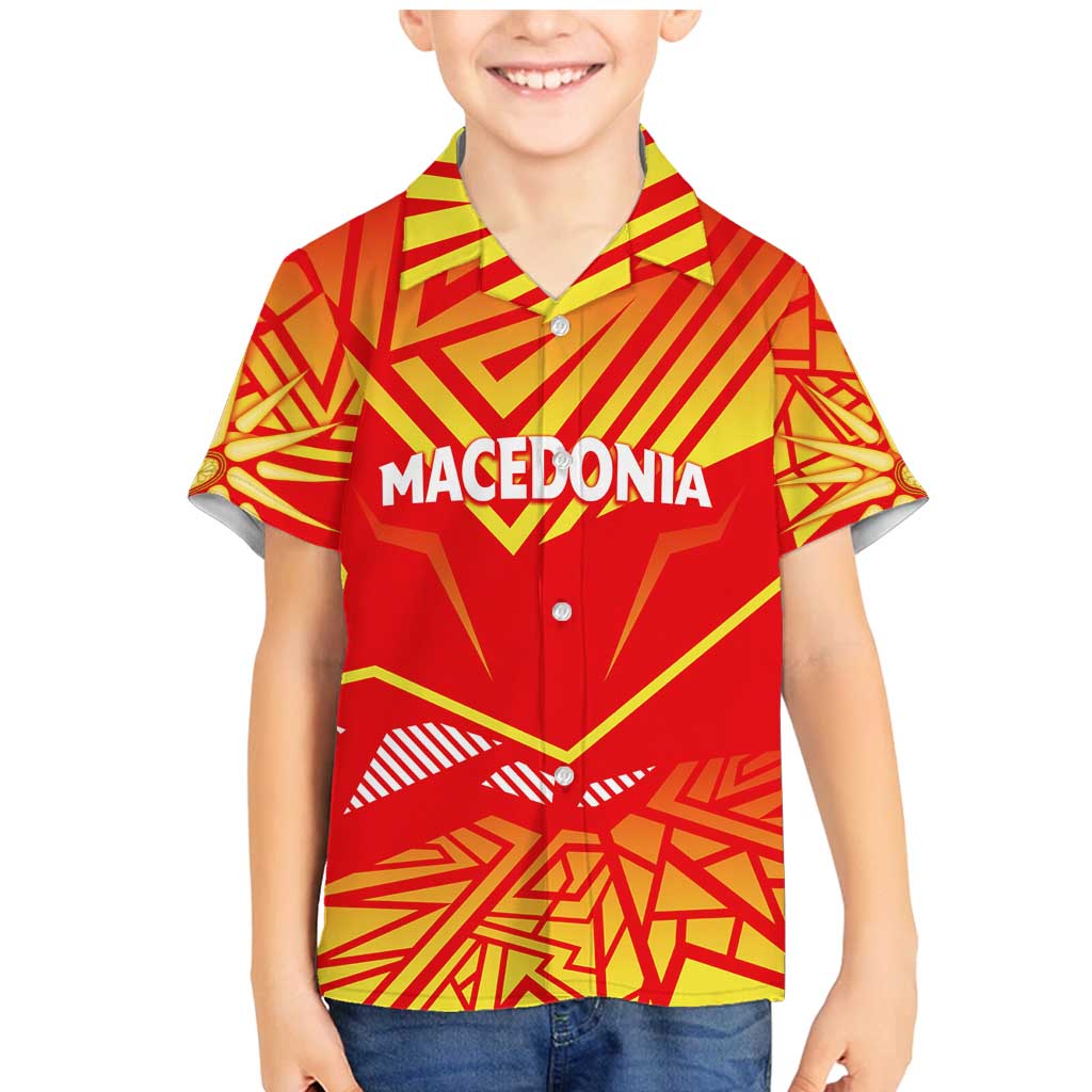 Forever Macedonia Family Matching Mermaid Dress and Hawaiian Shirt Macedonian Flag 1992 - Wonder Print Shop